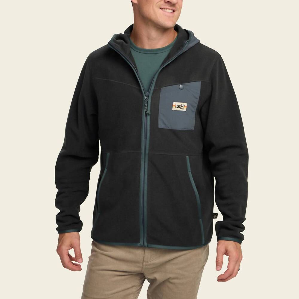 NEW HOWLER BROTHERS free range hooded jacket in black